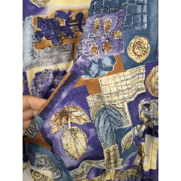 Vintage Winbreaker Jacker Unisex Reversible Zip Up 80s Shell Patchwork 90s Retro - Picture 11 of 13